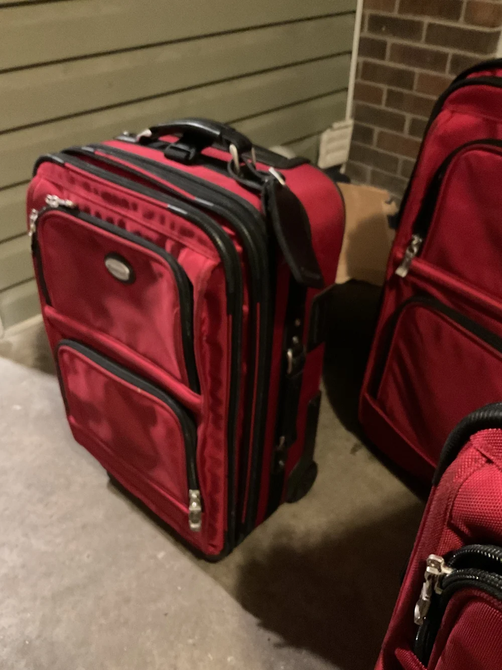 Red Carry-On Luggage - Classic Travel Bags